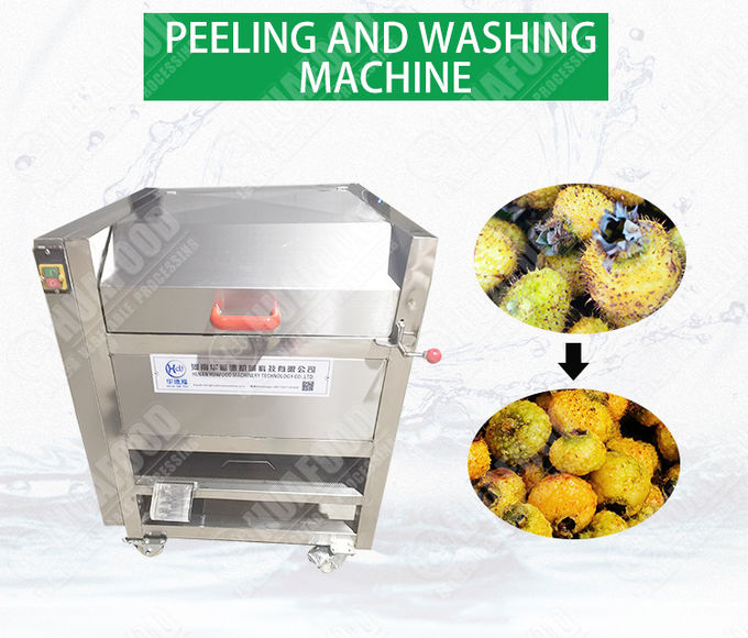 Vegetable 180kg SUS304 700kg/H Carrot Washing Machine