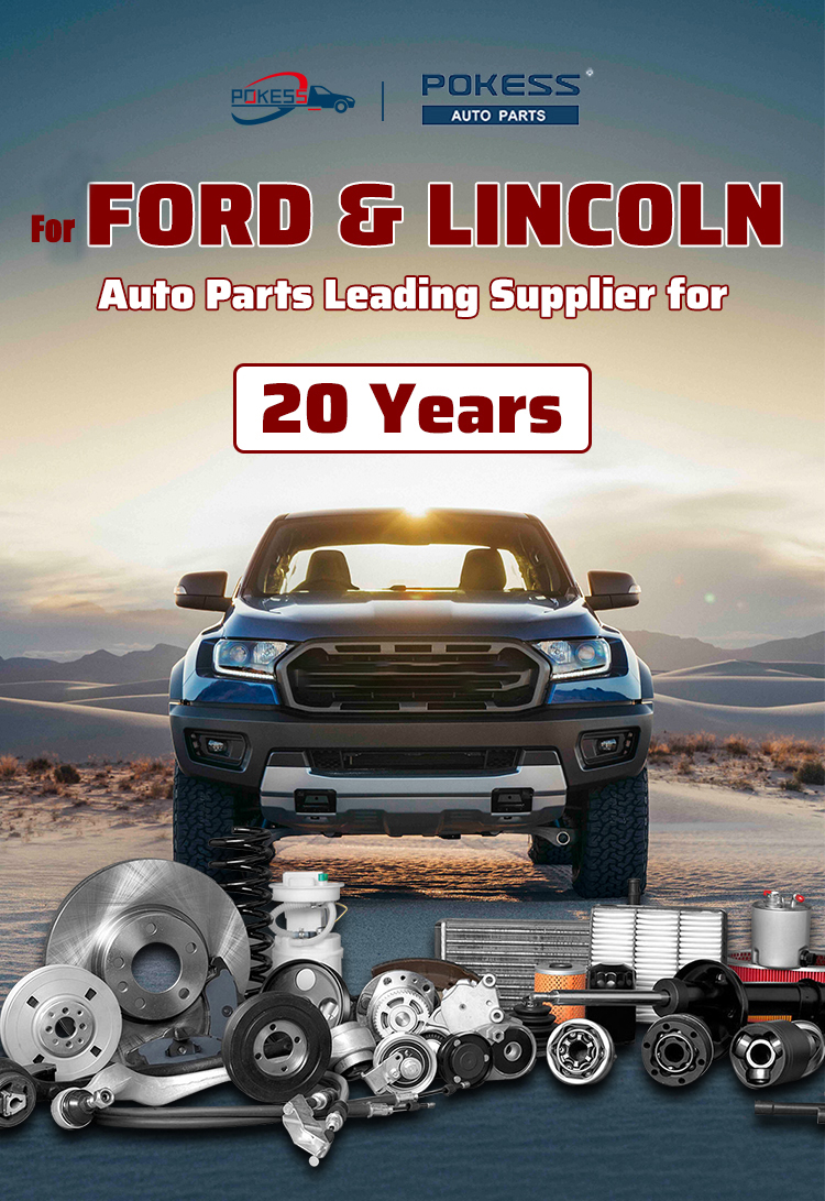 POKESS Automobile Cooling System F2G38A080AE F2GZ8A080A F2G38A080AD Expansion Tank for Ford Edge 2.0/2.7