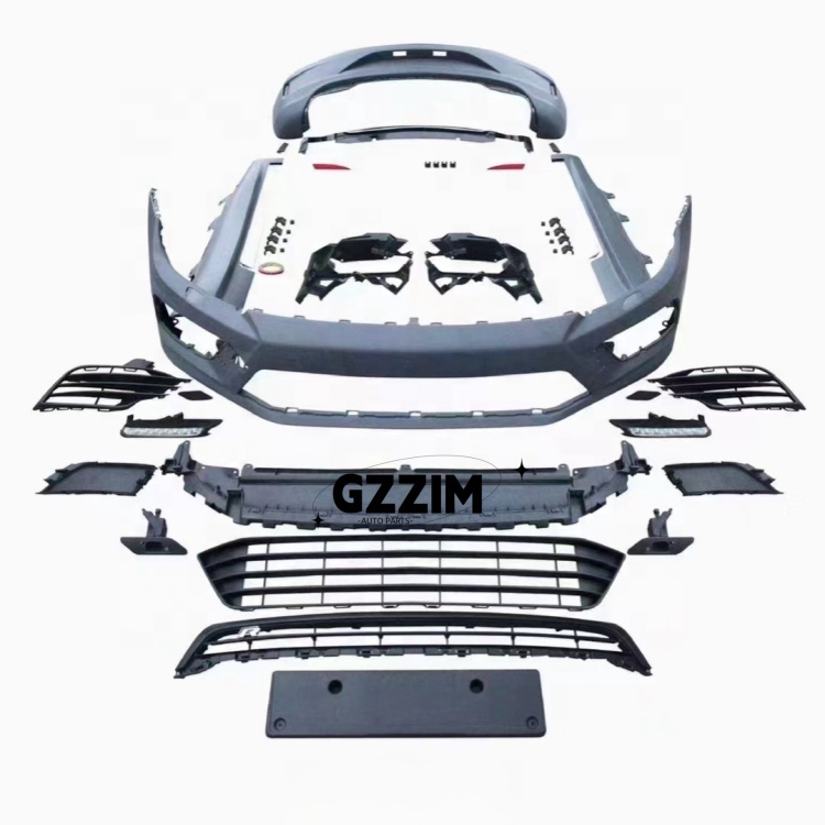 R Car Body Kit For Scirocco R 2015 Full Set Bodykit Plastic Black Kit