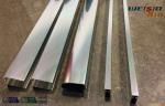 Sliver Mirror Polished Aluminium Profile For Bacony Rail Polished Aluminum