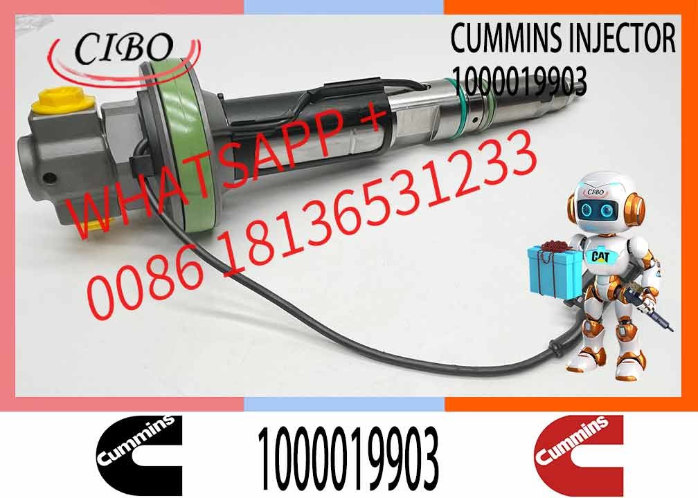 Construction Machinery Parts Fuel Injector For QSK19 Diesel FO0BJ60578 FOOBJ60783 1000019903 For CUMMINS Diesel Engine
