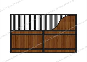 China Bamboo Slat Infill Grill Bars Prefabricated Horse Stalls on sale
