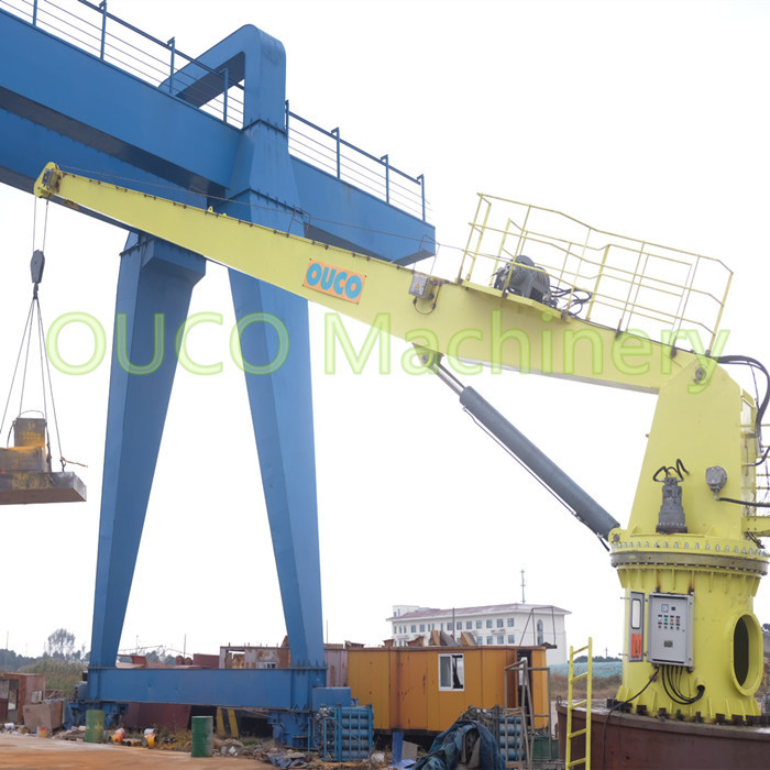 Quality Fixed Marine Small Lifting Straight Boom Crane With Reliable Components wholesale