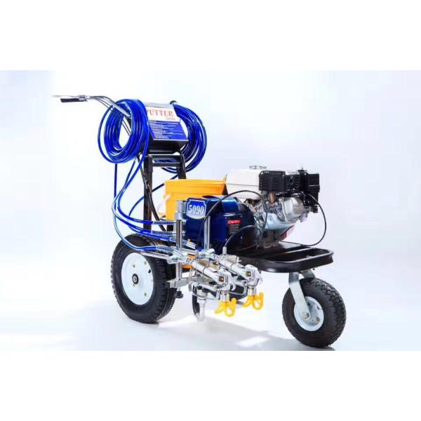 Spray Line Marking Machine For 2-Guns Professional Stripers , Road Painting Equipment