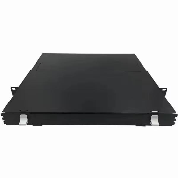 1U 144Core Simple Optical Fiber Distribution Box Patch Panel with Rack Mount Structure