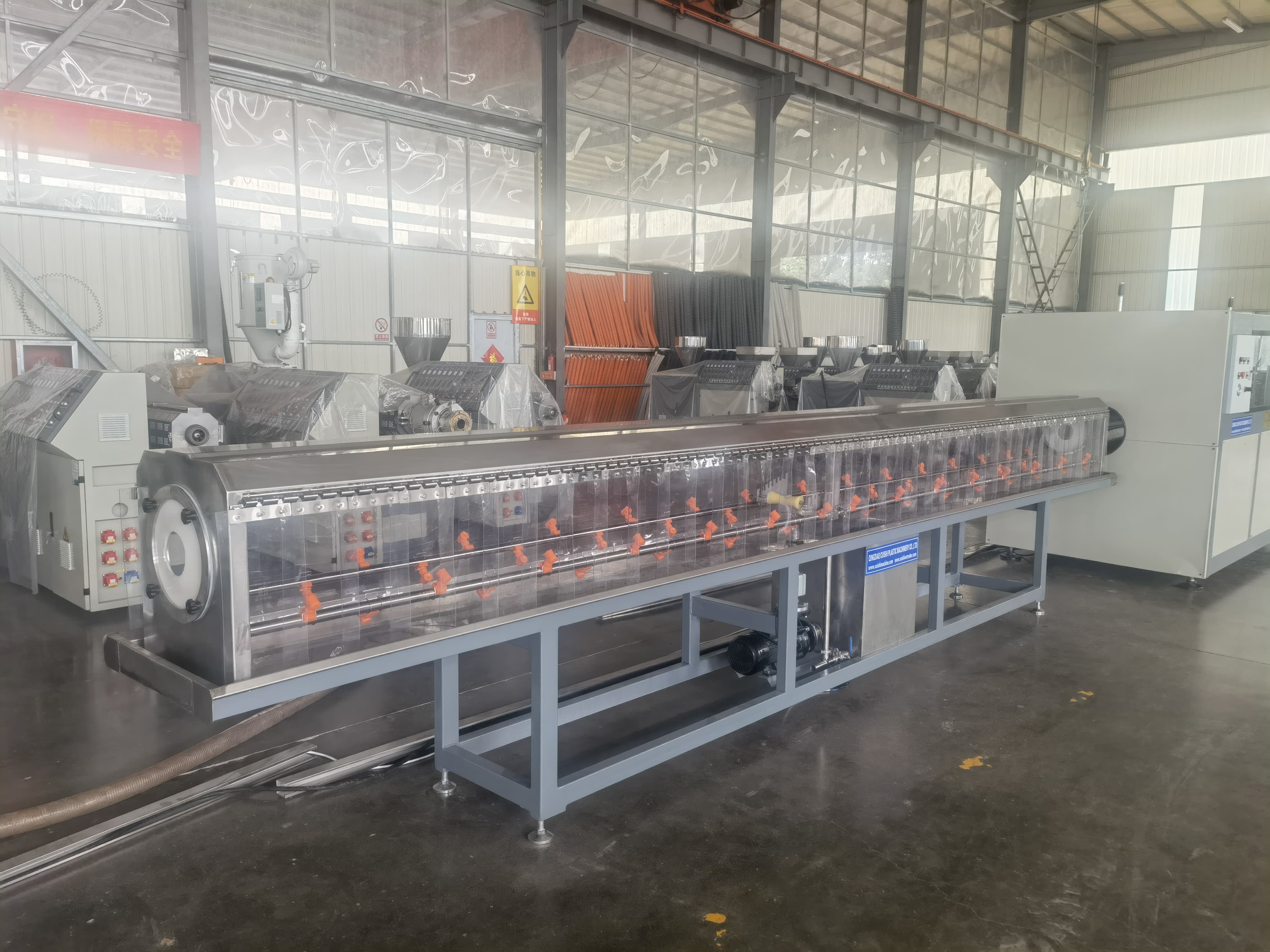 PE PP PVC PPR HDPE MPP Pert Plastic Water Pipe Cable Conduit Tube Extruder Making Machine Production Line