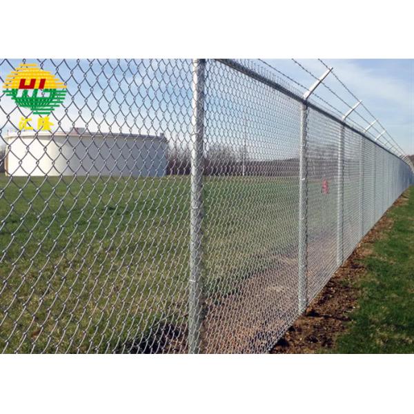 6ft 50*50 X 9 Ga Grey Coated Chain Link Fence Heavy Galvanized