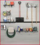 Store Fixture Plastic Garage Wall Panels / Garage Wall Shelving