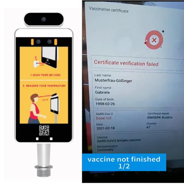EU COVID QR Code Recognition Device