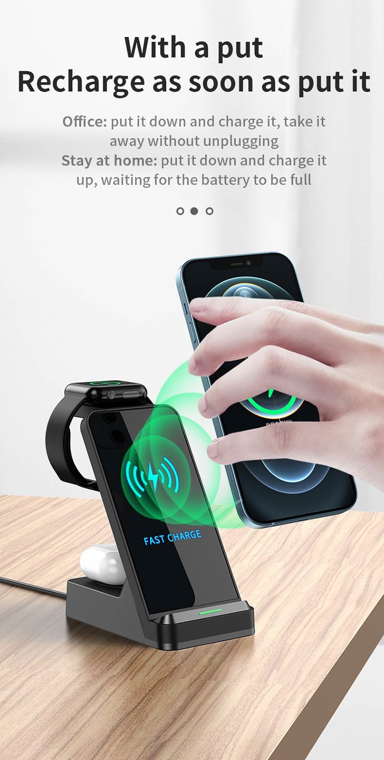 Customized Logo 15W Max Magnetic Wireless Fast Charger For IPhone 12 / 13 Pro Max