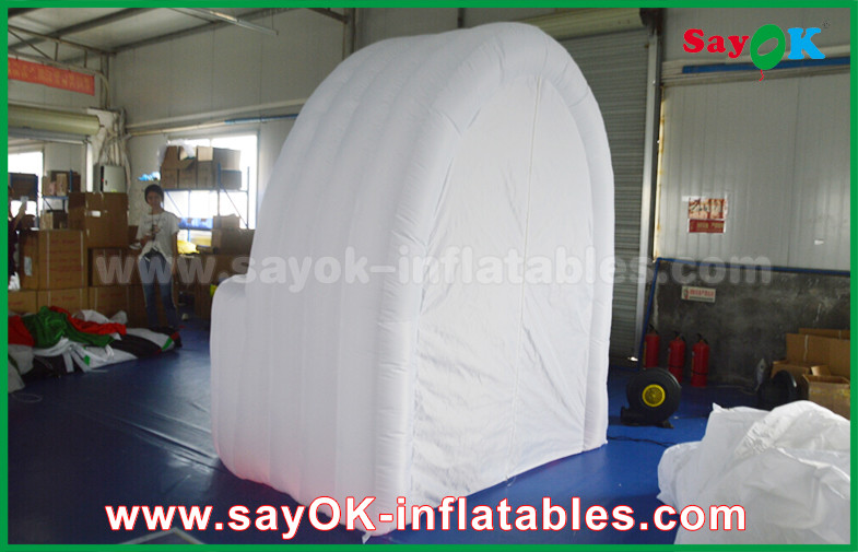 Bar Inflatable Tent White 3m DIA Inflatable Air Tent Oxford Cloth Pub Bar Tent With LED Light