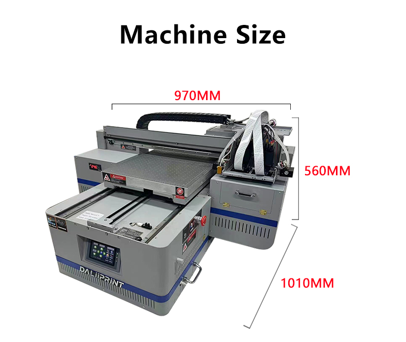 Hot Sale Automatic A2 A3 Size 4060 Multifunction Mini Uv Flatbed Printer TX800/dx8 Plastic Phone case Mug Pen Uv Printer