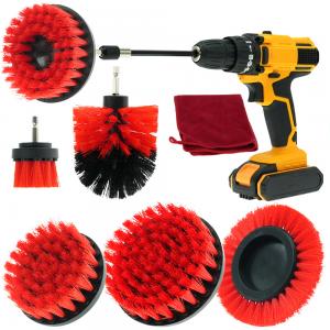 Quality Kitchen Floor Grout Drill Brush Attachment Set For Washing Car Wheel Tyre Rim wholesale