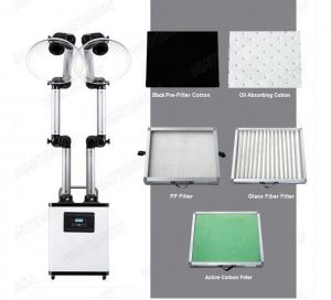 China High Air Volume Nail Beauty Salon Fume Extractor on sale