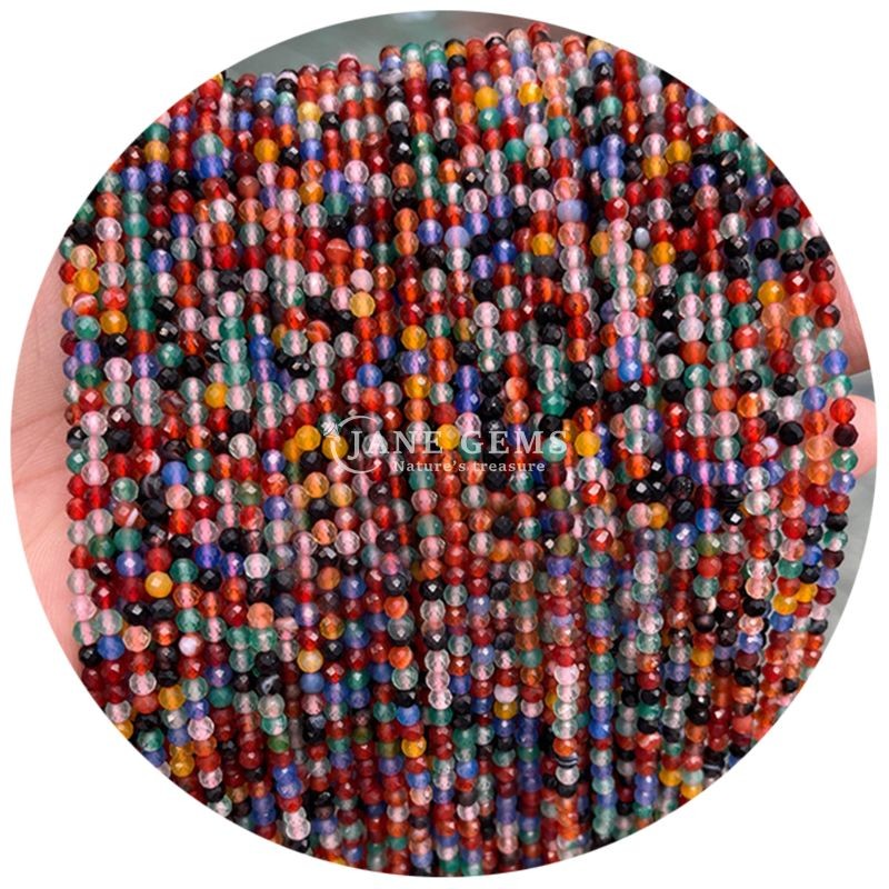 Wholesale Semi-pricious Gemstone Faceted Beads Faceted Loose Amethyst Bead Accessories Bead Spacer for Jewelry Making