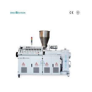 China Counter Rotating Conical Twin Screw Extruder Plastic PVC 40 Rpm on sale
