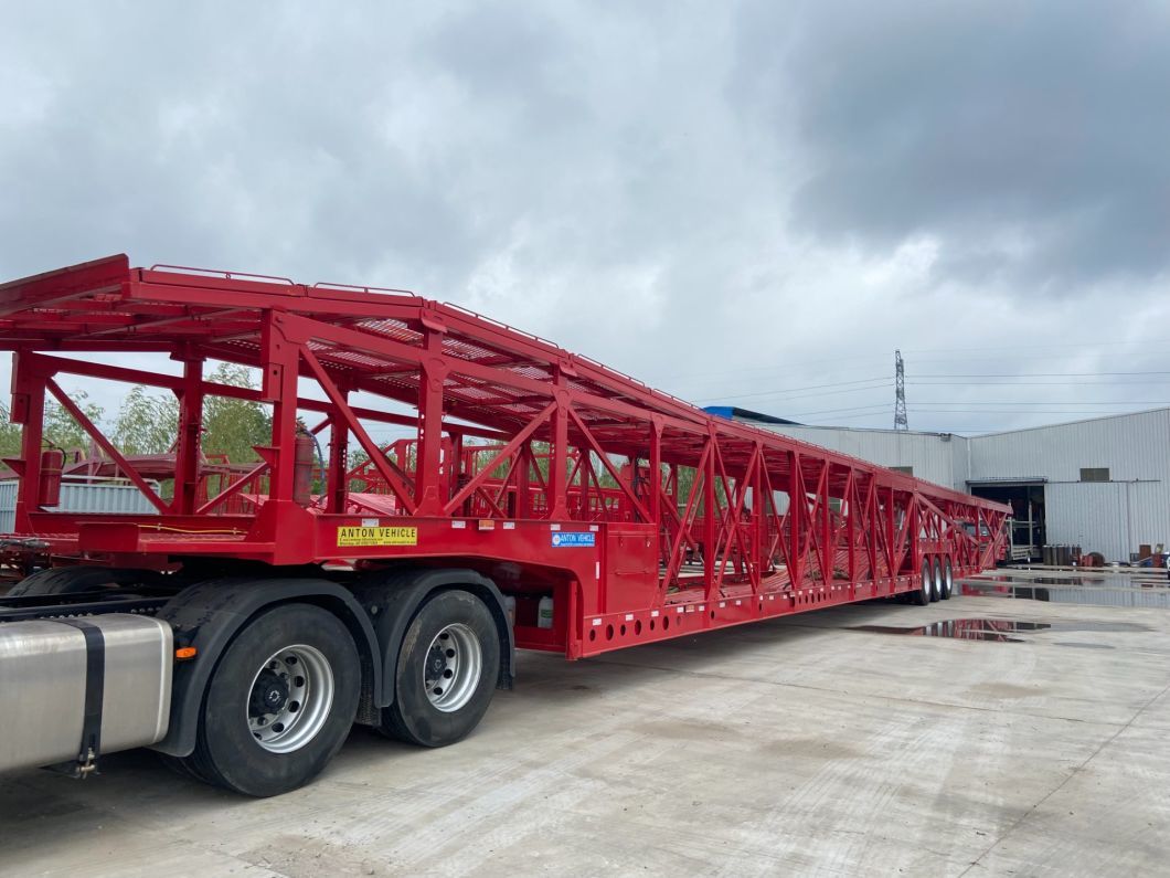 3 Axle Transport 8units Air Suspension Car Carrier Trailer