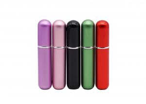 China Mini Spray Perfume Atomizer Tester Bottle 5ml Cosmetic Aluminum on sale