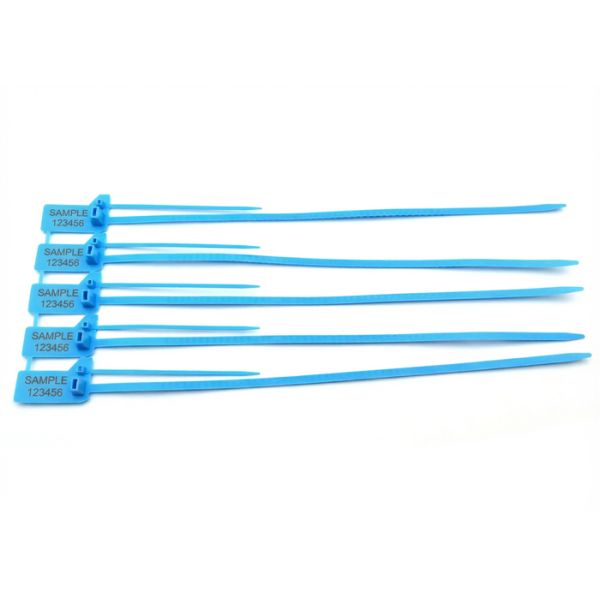 400mm Length Plastic Security Seal with 275 N Tensile Strength and Laser Print Pull Tight Tamper-Evident Seal