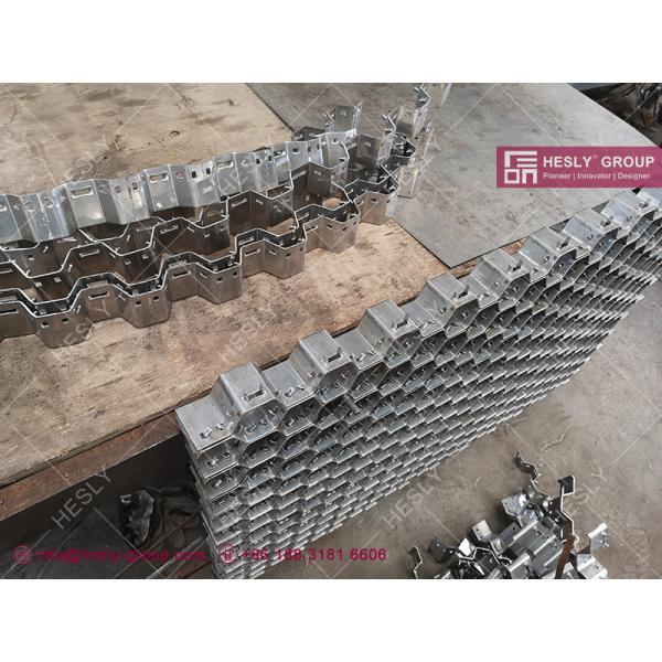 Hexmesh Floor Armor, Stainless Steel 304H, 1" thickness, 2" hexagonal hole; HESLY Brand, China manufacturer