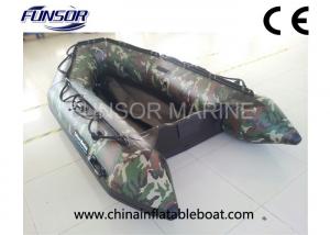 Quality Camouflage Marine Rescue Foldable Inflatable Boat / Kayak For Army wholesale