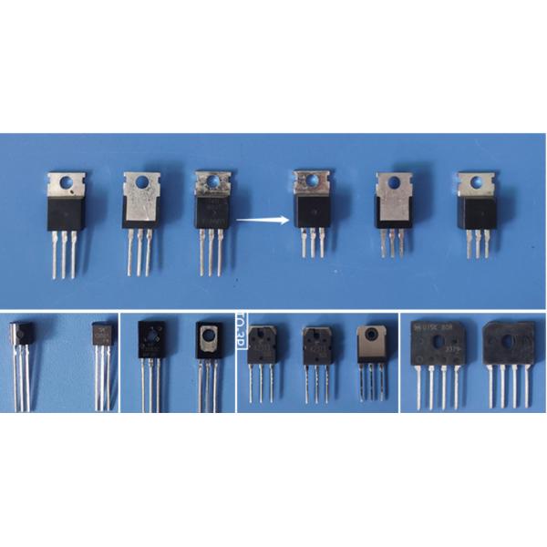 RS-901AS Automatic Bulk Transistor Leg Cutting Machine MOS Components Pin Cutting Flat Leg