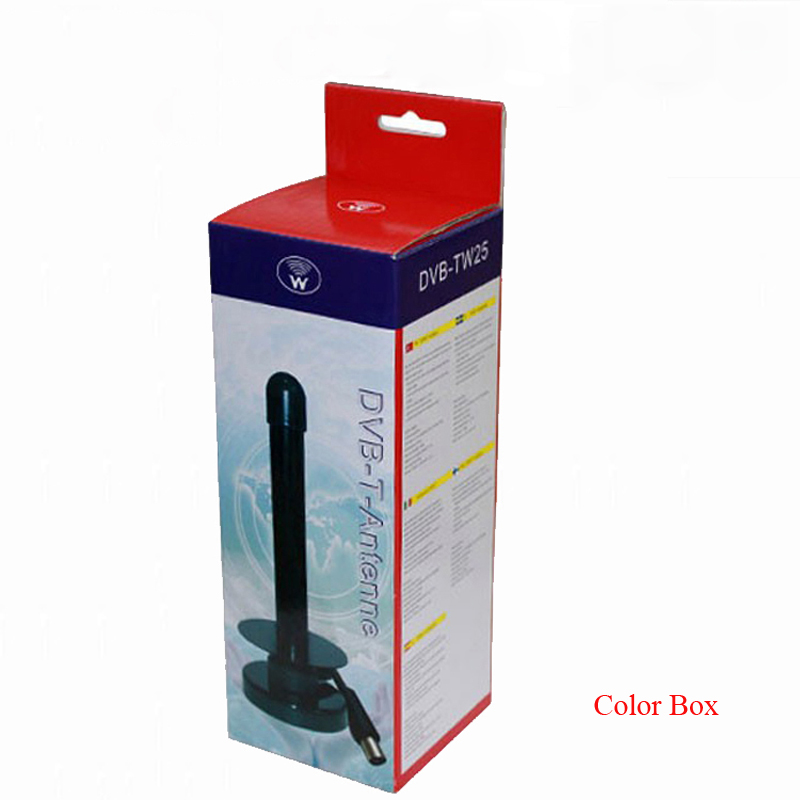 Indoor Fringe Directional Black ABS TV Antenna VHF-Hi HDTV 174-230MHz 860Mhz