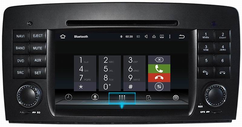 Ouchuangbo car dvd audio 2G RAM android 7.1 for Mercedes Benz R W251 2006-2012 with gps navigation USB Wifi