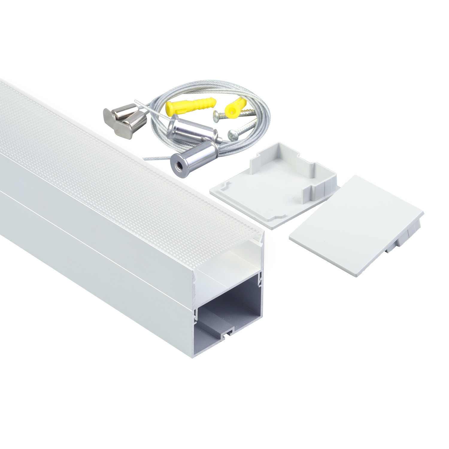 40mm Suspended Led Aluminum Profile Ceiling Lighting Fixtures Decorative
