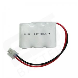 Quality 3.6V 1800mah Emergency Lighting Battery Pack Nimh Rechargeable Cell wholesale