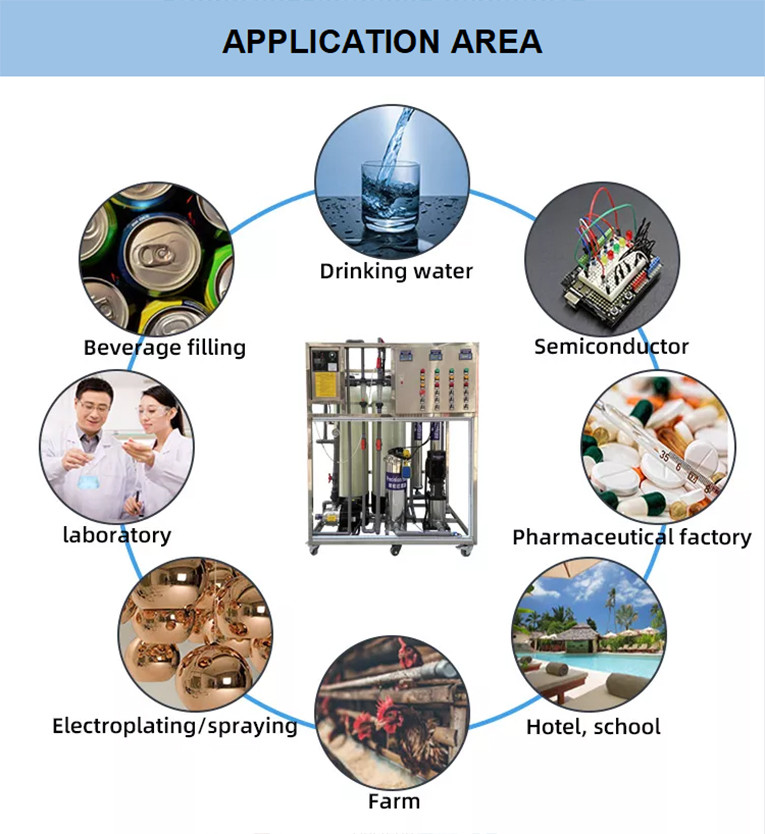 Electricity Powered Water Purification Equipment with and Stainless Steel Construction