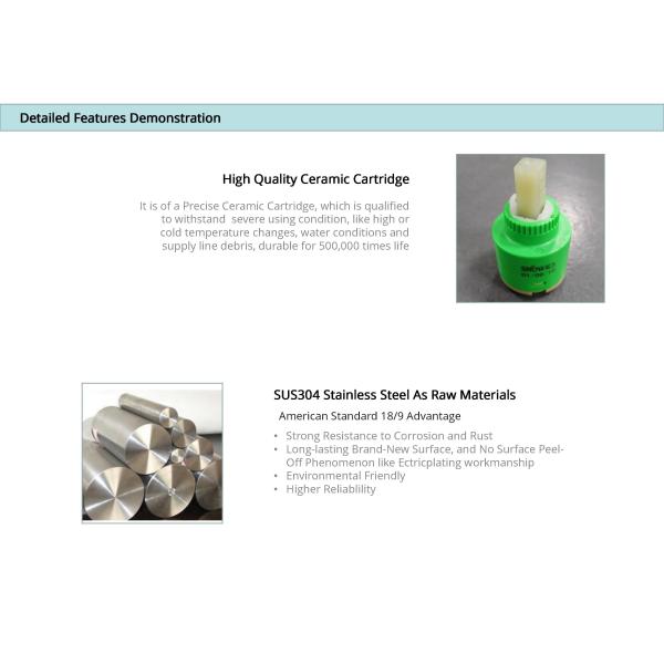 Hot Cold Water Bar Faucet IPX5 Ceramic Cartridge RV Sink Fold Down Faucet