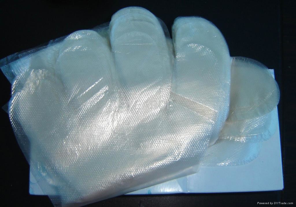 HDPE Disposable Hand Gloves Single Use Clear Color Soft And Waterproof