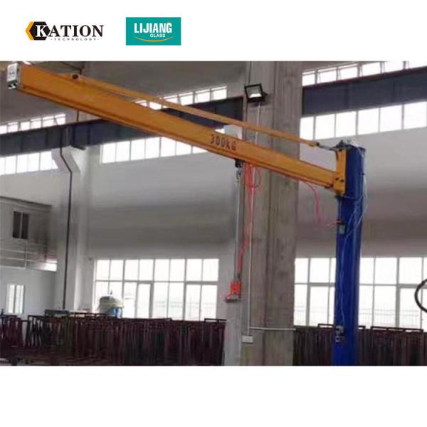 double Vacuum Glass Lifter 300Kg Cantilever Jib Crane