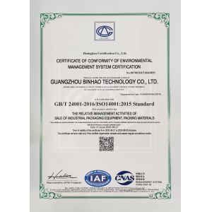 Guangzhou Binhao Technology Co., Ltd Certifications