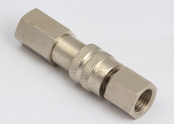 Quality Brass Interchangeable Pneumatic Quick Disconnect LSQ-A Single Shut - Off wholesale