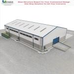 Q355B Prefabricated Steel Structure Warehouse with Galvanized Frame