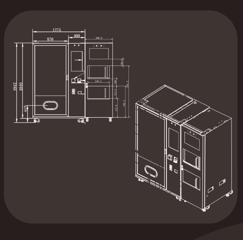 24/7 Fresh Hot Bento Machine with Microwave for Ready Meals Prep Food Vending Machine