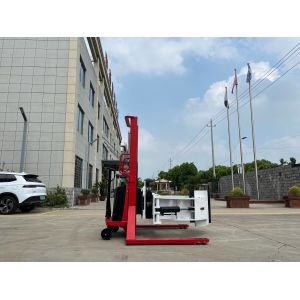 Quality Easy Operation Semi Electric Roll Stacker Electric Lifting And Manual Pushed 500kg 1.6m wholesale