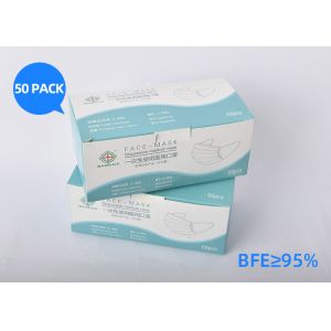 Hypoallergenic Dental Disposable Surgical Face Mask Breathable Environmental