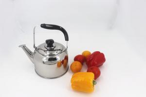 China 3.0L - 7L Stainless Steel Whistling Kettle Silver Color With Mirror Polishing on sale