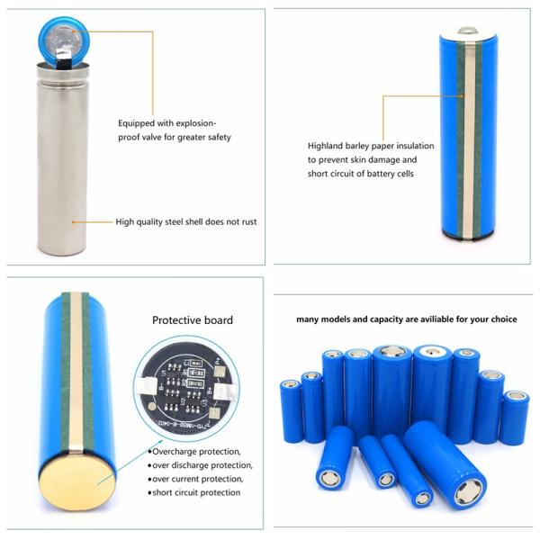 3.7V 2200mAh 18650 Lithium Ion Batteries BIS UL KC CB Certificated