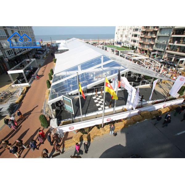 Temporary Clear Roof Wedding Marquee Tents Fire Retardant Rot Proof Guest Tent