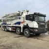 4 Axle Used Concrete Pump Truck Machine 50M Scania