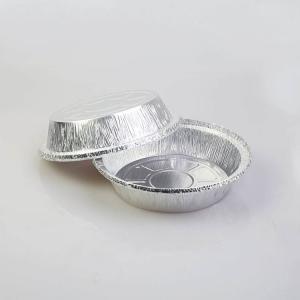 China 450ml Disposable Aluminium Food Container Tray Food Box With Lids on sale