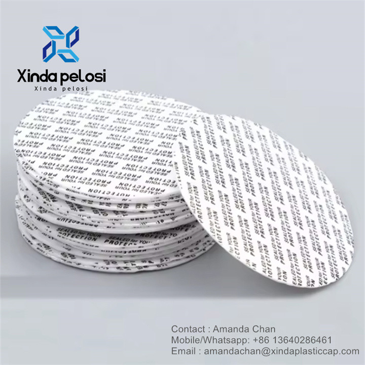 Eco Friendly Pressure Sensitive Seal Liner Polyethylene Foam Seals Cap Liner