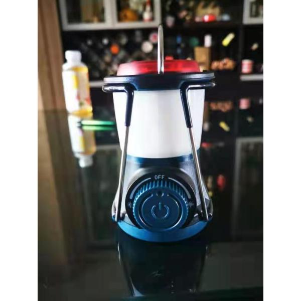 IP44 SMD2835 Rechargeable Led Camping Light With Red Warning Light