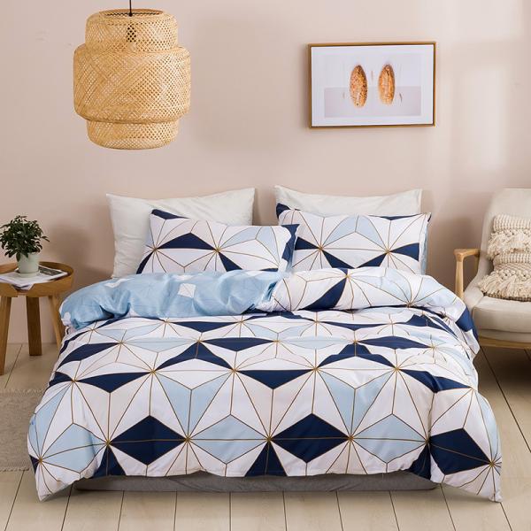 Customized Digital Printed Bed Sets Lightweight Duvet Cover Bedsheet Bed Sheet