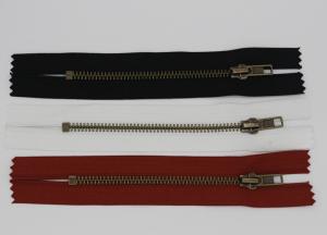H65 Metal Brass Nomex Aramid Fire Retardant Zippers Heat Resistance For Uniforms