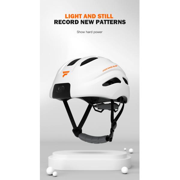 USB Rechargeable Smart Bicycle Helmet Built In Camera Bluetooth Smart Helmet For Bike